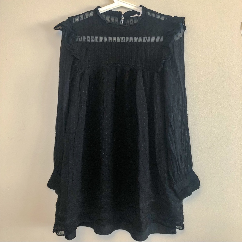 Zara Trafaluc Collection- Black Blouse